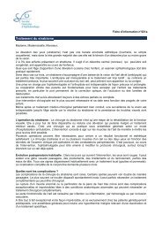 Traitement du strabisme (21a) - SociÃ©tÃ© FranÃ§aise d'Ophtalmologie