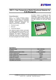 Directional Detector DD111 Datasheet - S-TEAM Lab