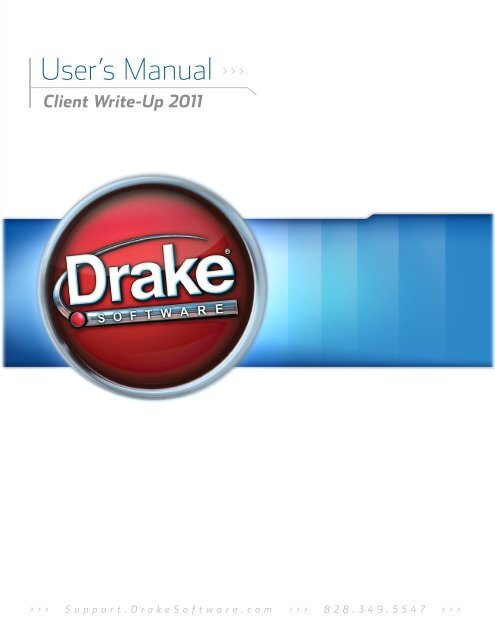 User's Manual >>> - Drake Software Support