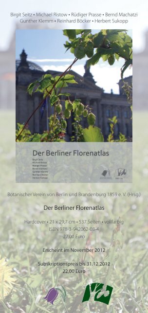 Der Berliner Florenatlas - Botanischer Verein von Berlin und ...