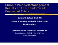 Session 208 - LeFort - The Canadian Pain Society
