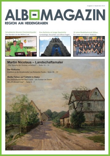 Albmagazin - Ausgabe Heidengraben 3/2014