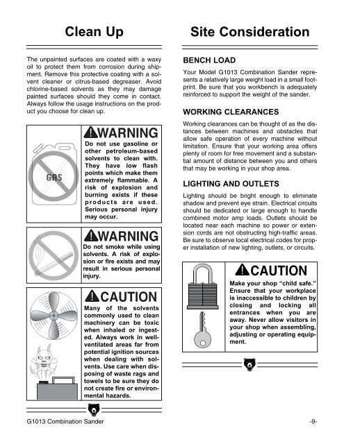 G1013 Manual - Grizzly Industrial Inc.