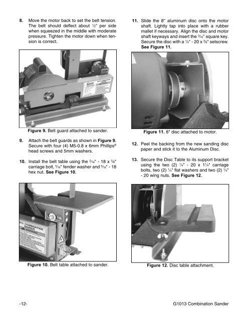 G1013 Manual - Grizzly Industrial Inc.