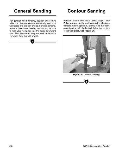 G1013 Manual - Grizzly Industrial Inc.