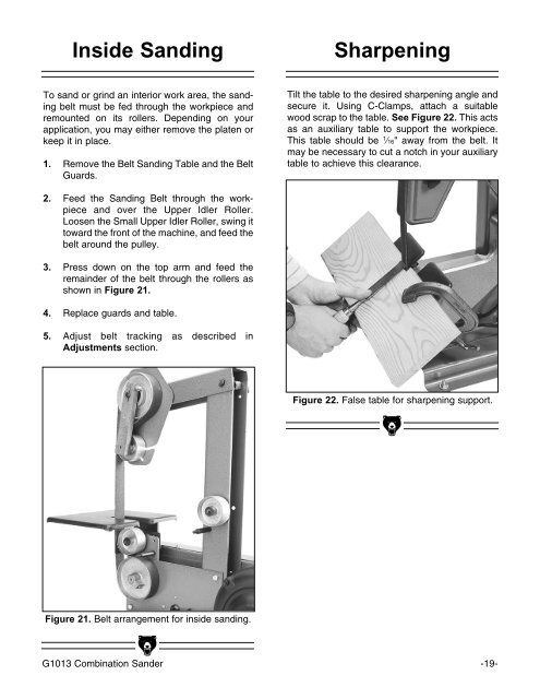 G1013 Manual - Grizzly Industrial Inc.