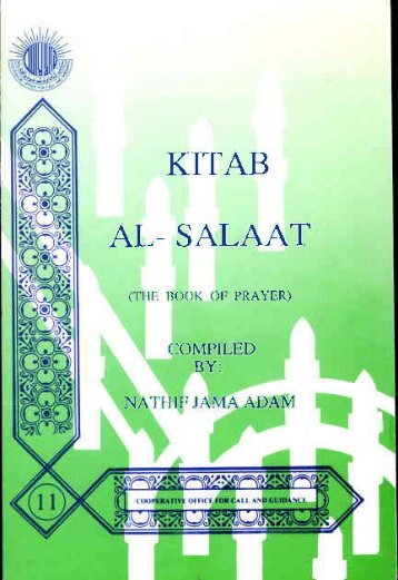 KITAB AL- SALAAT THE BOOK OF PRAYER - Islamicbook.ws