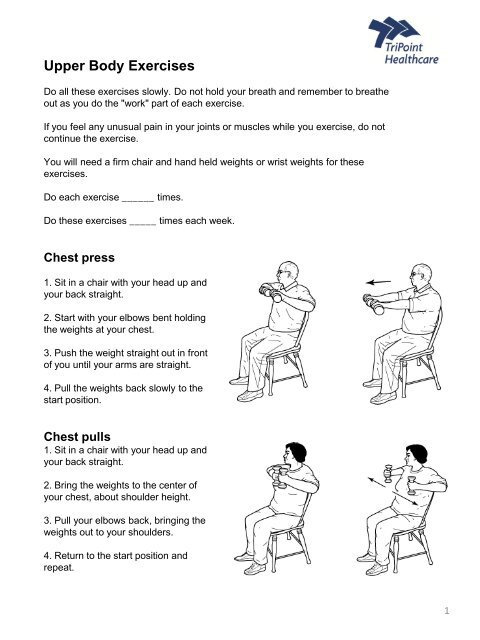 Seated Exercises For Seniors Pdf Elcho Table