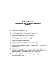 Fulbright Program - Austrian American Educational Commission