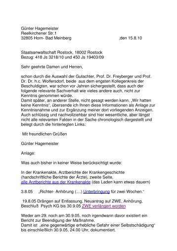 GÃ¼nter Hagemeister Reelkirchener Str.1 32805 Horn- Bad Meinberg ...