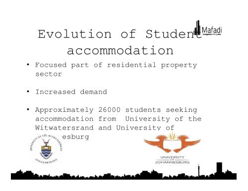 Student accommodation in Johannesburg - Plusto.com