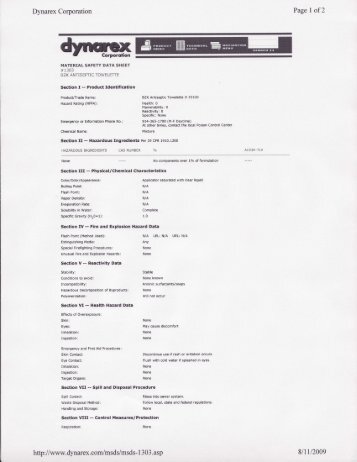 Benzalkonium Chloride BZK Antiseptic Towelette MSDS Sheets