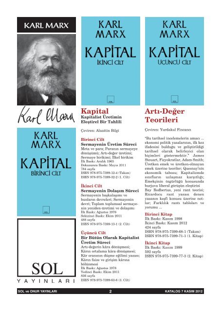 MARX KİTAPLARI (pdf)