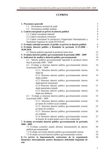 Raport Audit performanta 2010 publicat.pdf - Curtea de Conturi