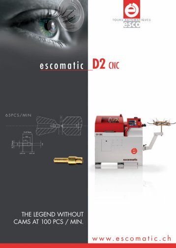 Download D2 CNC brochure (PDF) - Escomatic