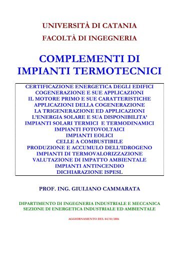 volume unico - Dipartimento di Ingegneria Industriale