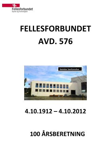 100 Ã¥rsberetning.pdf - Fellesforbundet