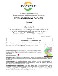 NEXPOWER TECHNOLOGY CORP. Taiwan - PHOTOTEC