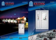 Brams aluminijumski paneli za ulazna vrata