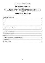 37. AStA (PDF) - AStA UniversitÃ¤t Bielefeld