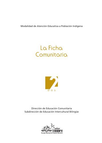 La Ficha Comunitaria - conafe.edu.mx