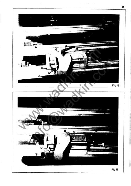 Wadkin JET Tenoner Manual and Parts List