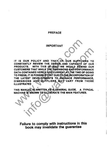 Wadkin JET Tenoner Manual and Parts List