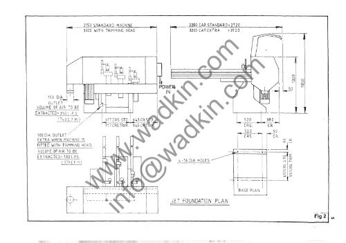 Wadkin JET Tenoner Manual and Parts List