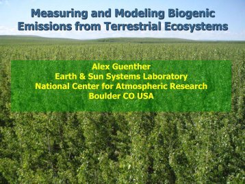 Guenther - GEIA: Global Emissions InitiAtive