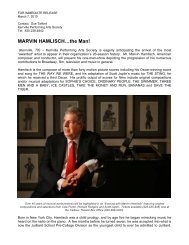 KPAS: Marvin Hamlisch - Kerrville Performing Arts Society