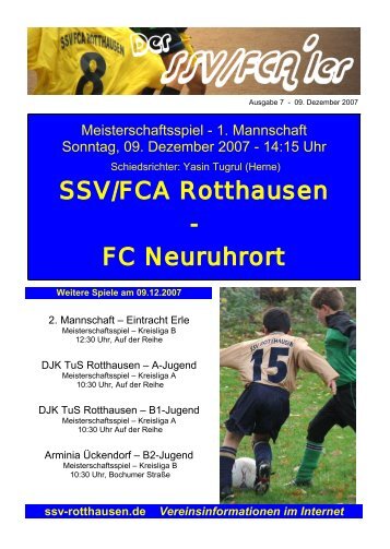 Ausgabe 7 - SSV Rotthausen