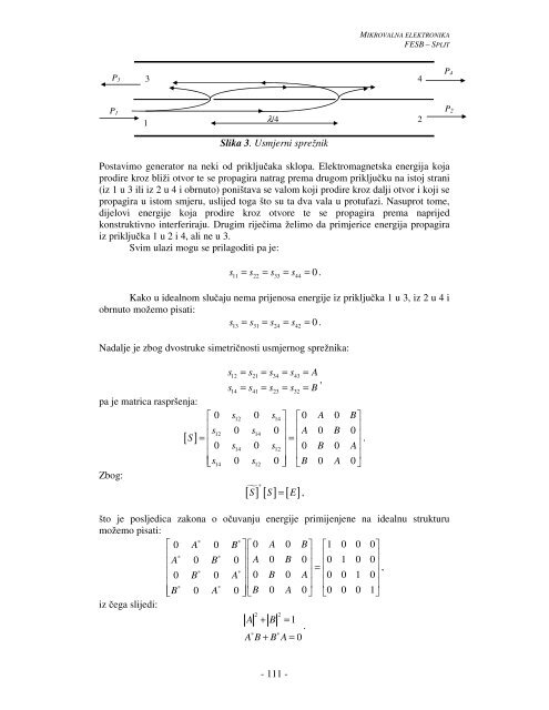 Mikrovalna elektronika - FESB