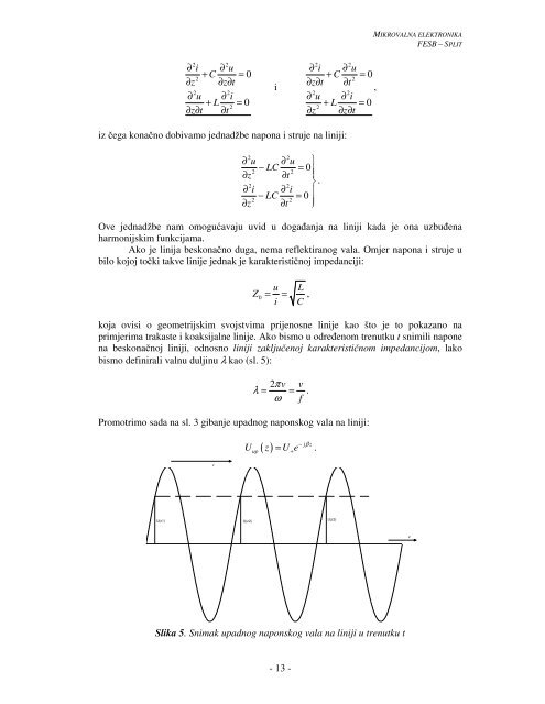 Mikrovalna elektronika - FESB