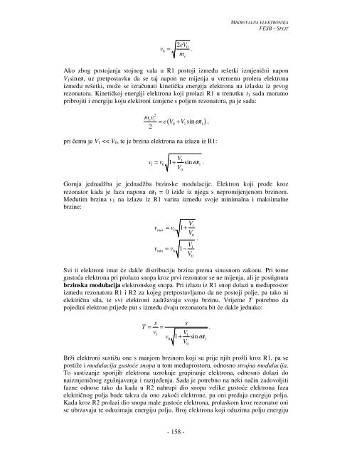 Mikrovalna elektronika - FESB