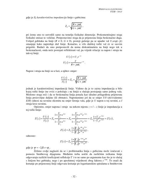 Mikrovalna elektronika - FESB