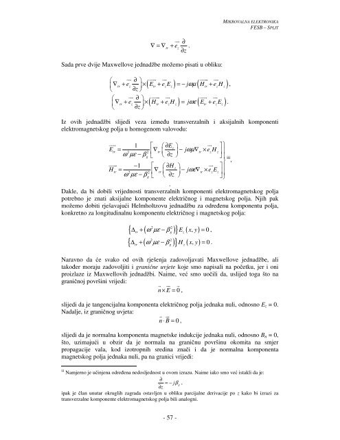 Mikrovalna elektronika - FESB