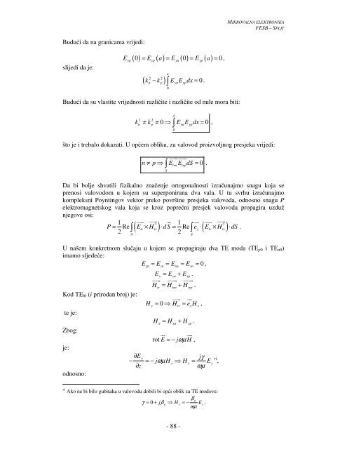 Mikrovalna elektronika - FESB