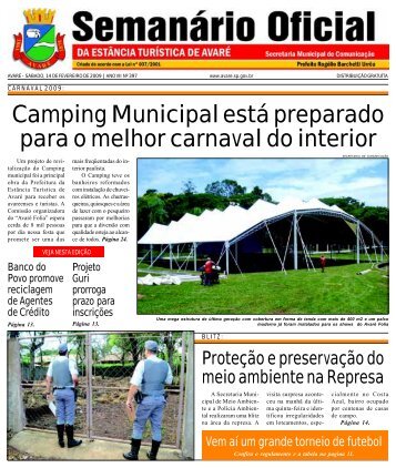 Camping Municipal estÃ¡ preparado para o melhor carnaval do interior