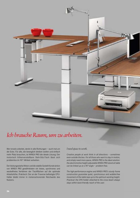 WINEA PRO Tischsystem - Heinze GmbH