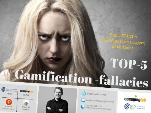 TOP-5 Gamification -fallacies