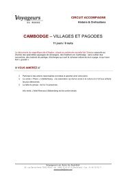 Cambodge- Villages et pagodes - Voyageurs du Monde