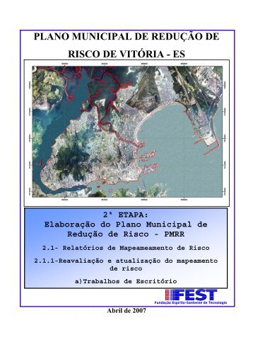 Plano Municipal de ReduÃ§Ã£o de Risco de VitÃ³ria-ES 2