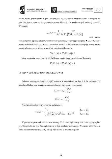 Optyczna spektroskopia nanostruktur - Kierunki zamawiane ...