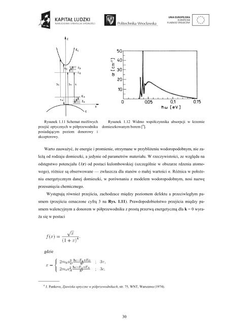 Optyczna spektroskopia nanostruktur - Kierunki zamawiane ...