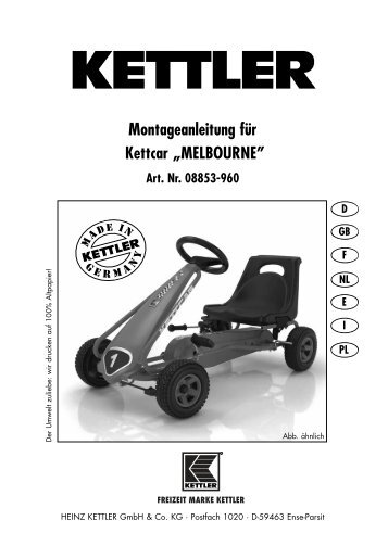 Montageanleitung für Kettcar „MELBOURNE” - Imaginarium