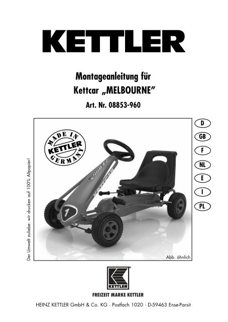 Telemacos haakje pleegouders Montageanleitung für Kettcar „MELBOURNE” - Imaginarium
