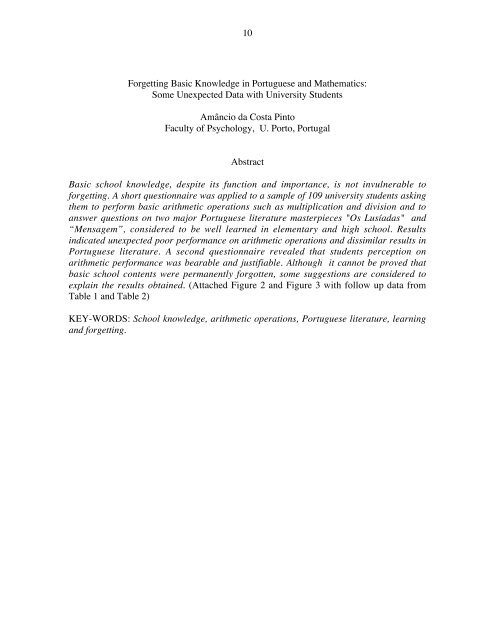 Artigo 22 em pdf - Faculdade de Psicologia e de Ciências da ...