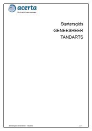 Startergids voor geneesheren en tandartsen