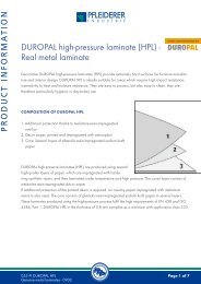 DUROPAL high-pressure laminate (HPL) - industrie.pfleiderer.com