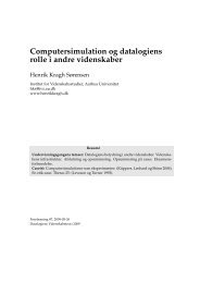 Computersimulation og datalogiens rolle i andre videnskaber
